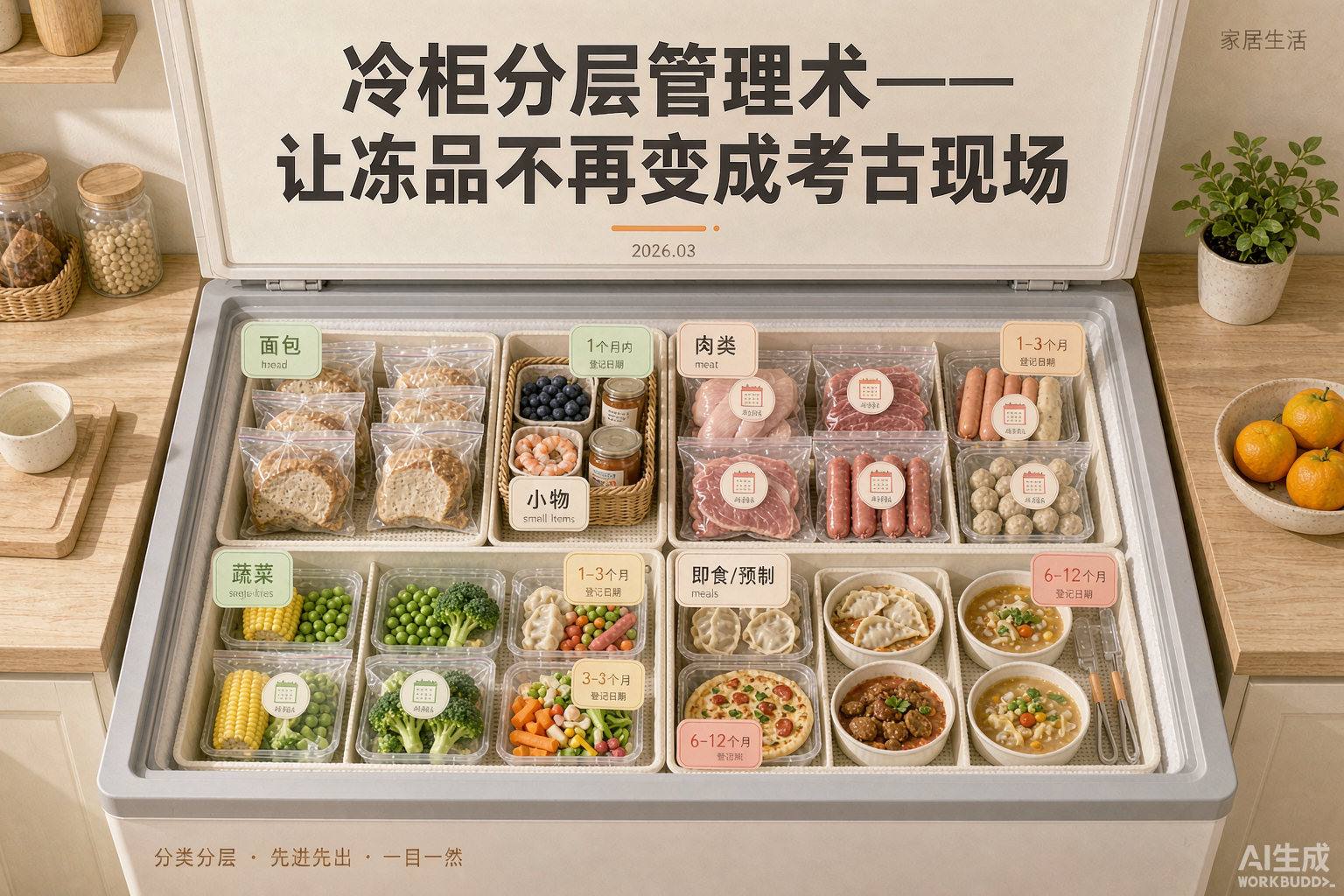 冷柜分层管理术——让冻品不再变成考古现场