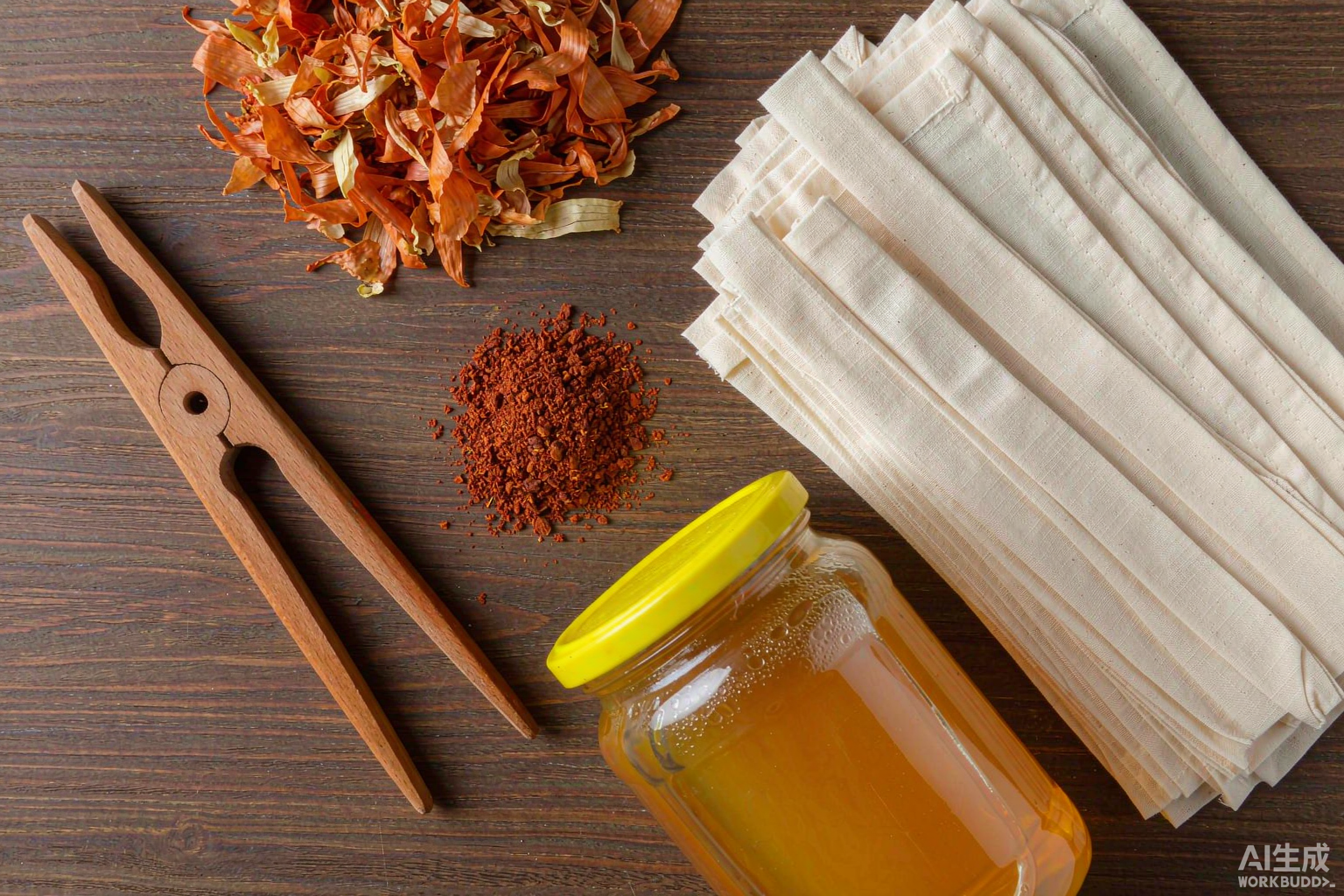 居家自然染料入门——用洋葱皮和茜草染出一条棉布