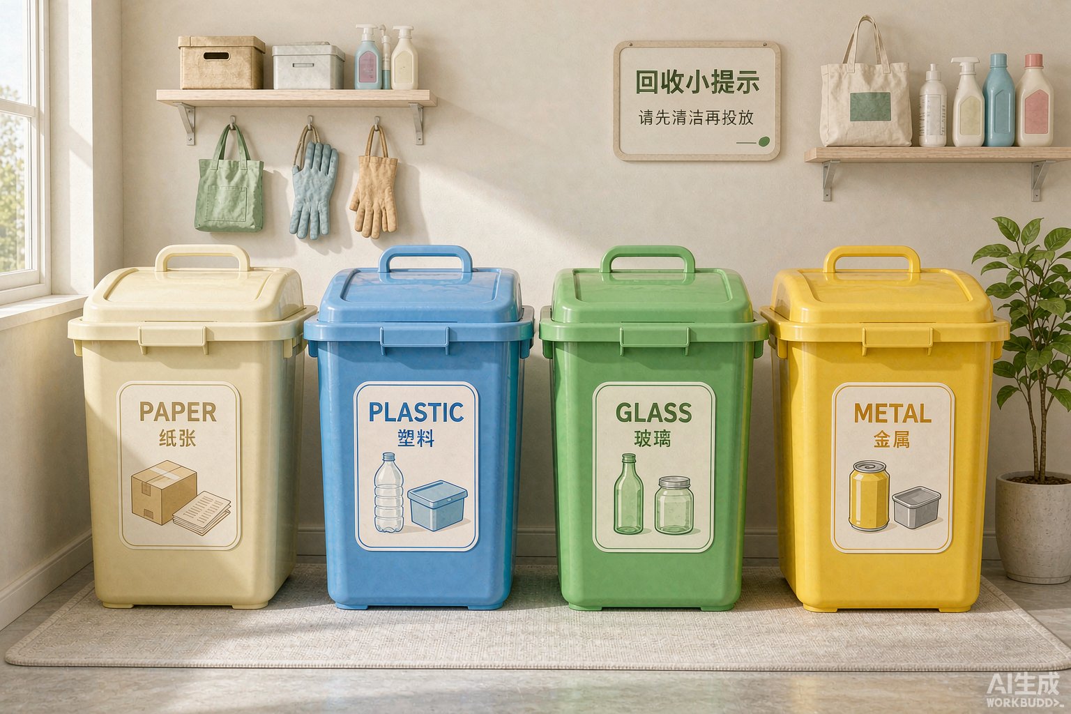 家庭垃圾分类动线——让环保变成顺手的事