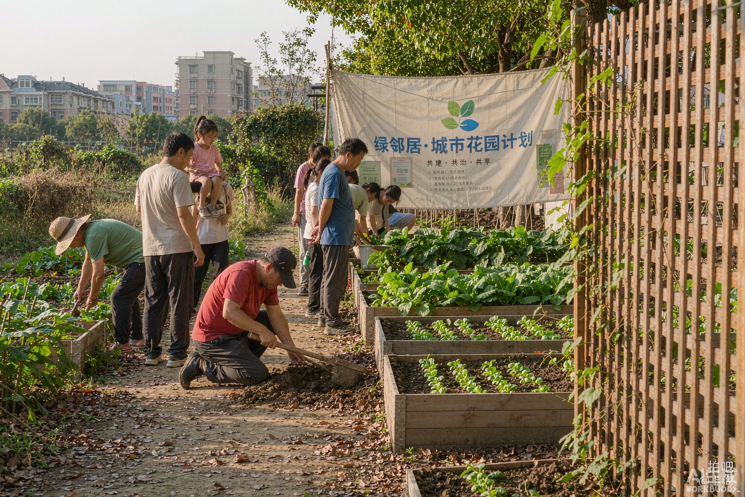 城市社区花园——把荒地变成邻里共享菜园
