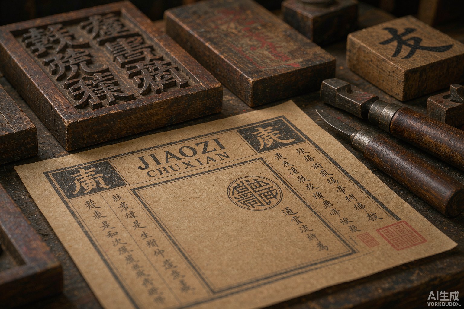 宋代雕版印刷的纸质票据与木质印版
