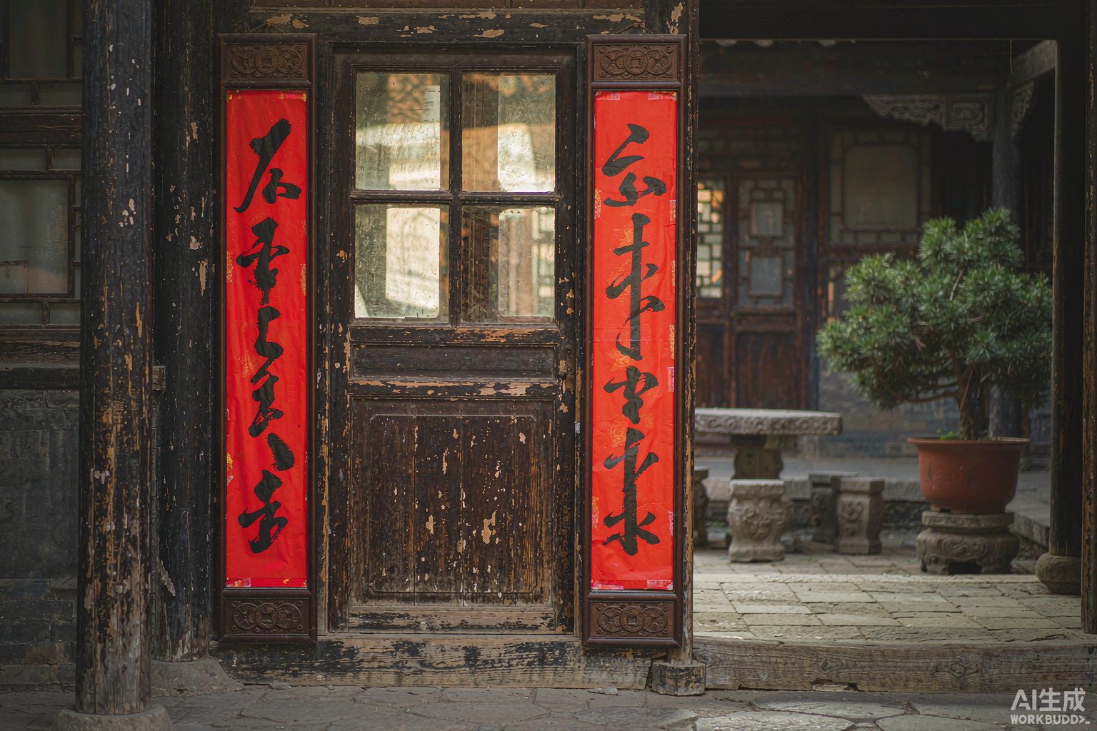 中国楹联——门框两侧的文学微雕