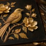 麦秆画——烧掉的麦秆如何变成金色的画
