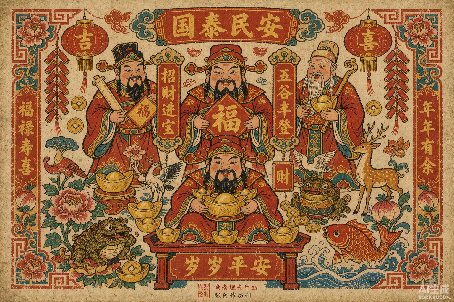 滩头年画——湖南民间的年节表情